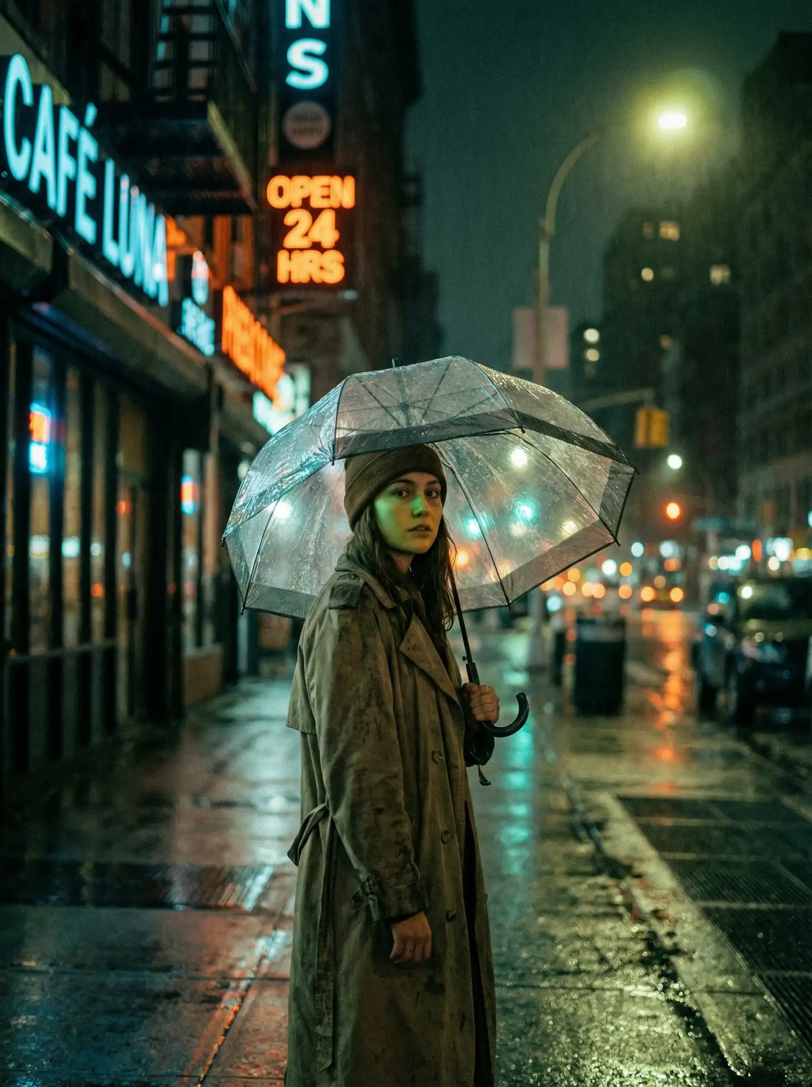 桥本香菜 本周佳作 - 雨夜独行